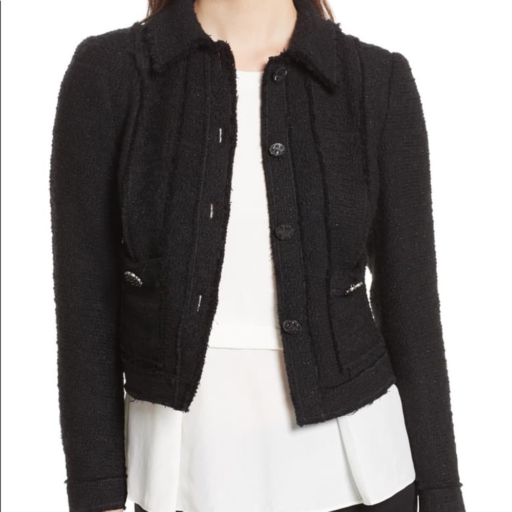Rebecca Taylor Sparkle Tweed Jacket size 8